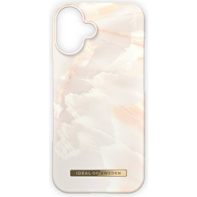 iDeal Printed Mobilskal iPhone 16 Plus Rose Pearl Marble