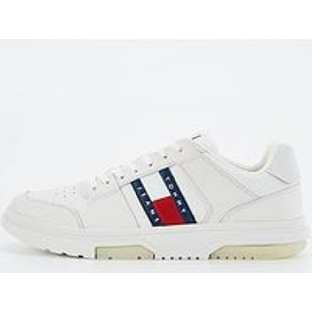White Leather Men Sneaker - EU42/US9
