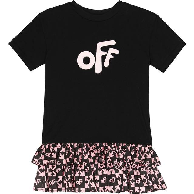 Off-White Kids Printed cotton T-shirt dress