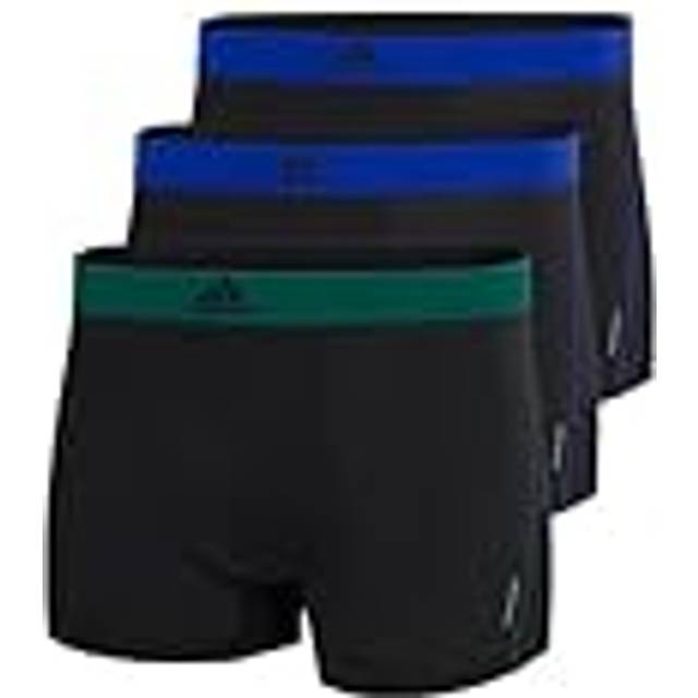 adidas Kalsonger Active Micro Flex Eco 3-pack - Svart/Grön/Blå - ['Svart'] (Small)