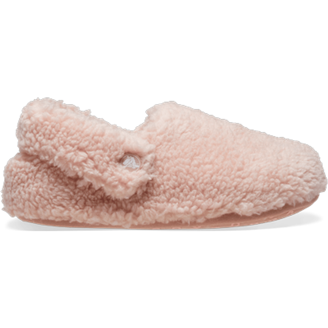 Crocs Pale Pink Classic Cozzzy Girls Toddler Slippers