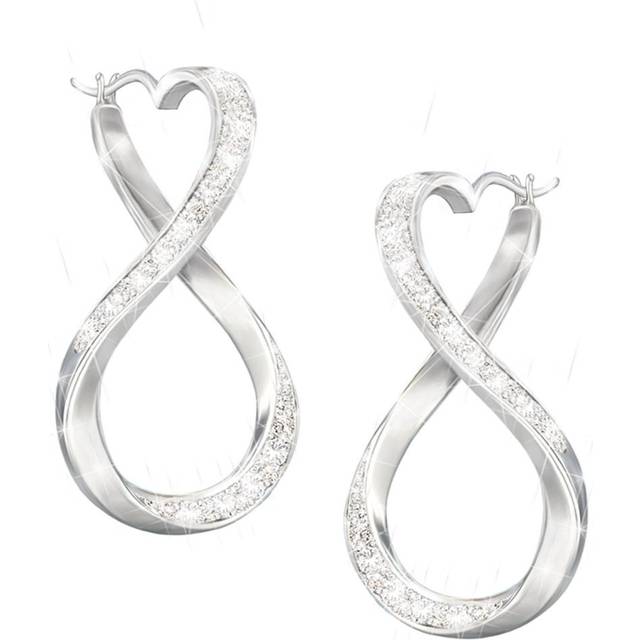 'Forever My Daughter' Engraved Diamond Earrings