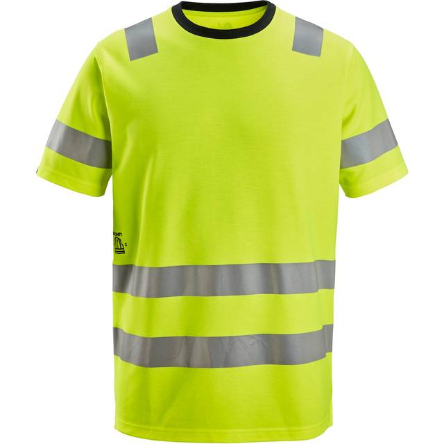 Snickers Workwear T-shirt varsel, klass 2Varselgul / XS