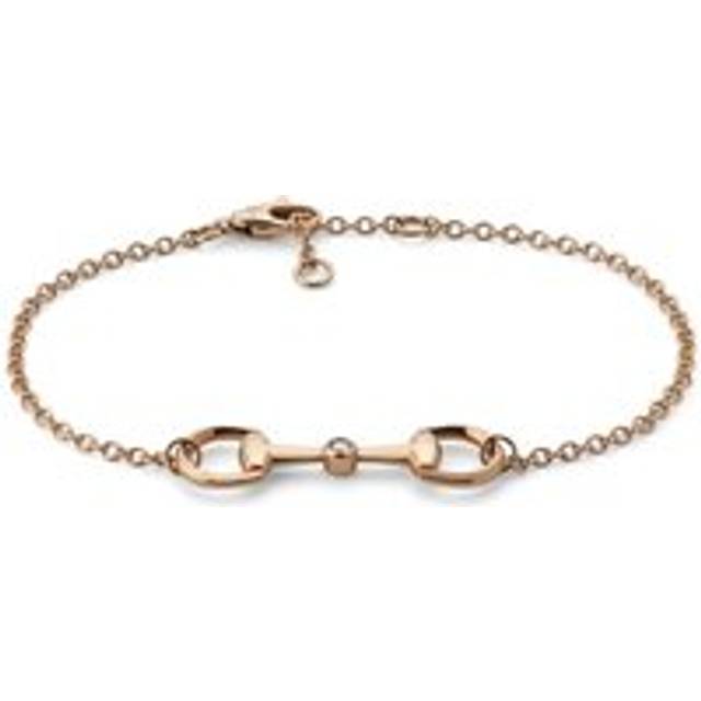 Gucci Horsebit 18ct Rose Gold Diamond Bracelet