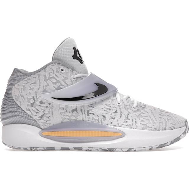 Nike KD 14 EP 'Home' CZ0170-100 - White/Wolf Grey/Melon Tint - 8.5