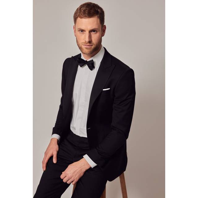 Hawes & Curtis Tailored Fit Black 1913 Dinner Suit Jacket Size: 42 long (EU 52)