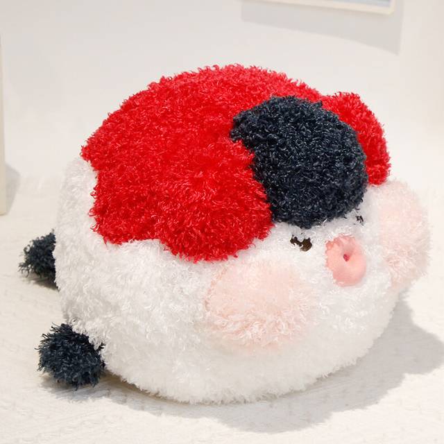 (Red) Toy Goldfish Plush Pillow Doll For Girls Stuffed Animal Cartoon Fish Pillow