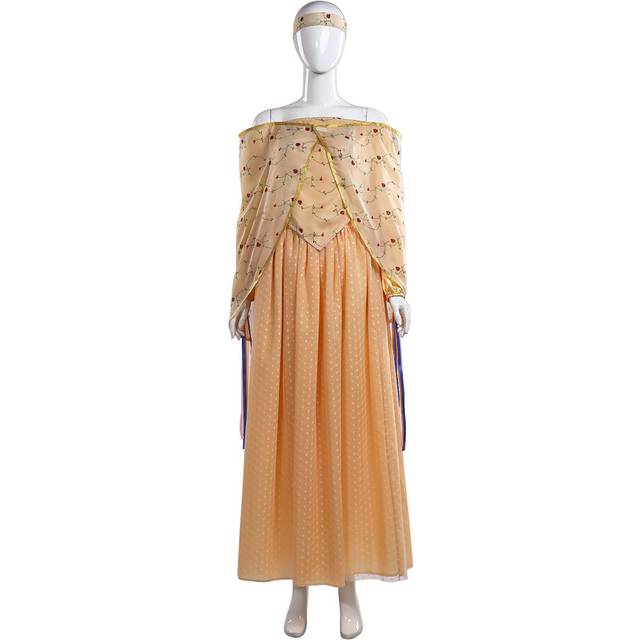 (S) Wars Star Padme Amidala Cosplay Set Fashion Simple Dress Polyester Clothing Gift