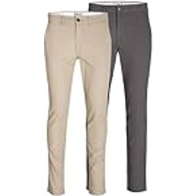 Chino Trousers Jack & Jones Marco Dave (x2) - Beige - 38x34