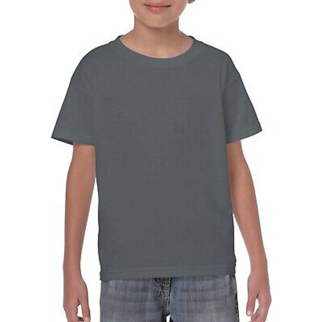 Gildan Heavy Cotton Youth T-Shirt 5000B Charcoal XL Colour: Charcoal,