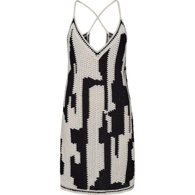 Lala Berlin Dress Kaleen Dam Korta Klänningar Stl. S - Från Magasin - Black White Crochet (S)