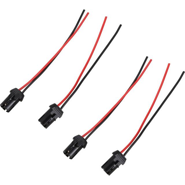 4X T10 W5W Auto Light Bulb Socket Lamp Holder Connector Extension