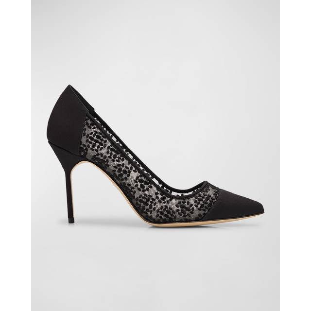 Manolo Blahnik Black Capcour Heels - BLCK0015/YWOV976X - IT 41
