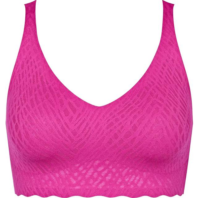 Sloggi Zero Feel Bliss bralette BH, lyserød, Størrelse: XXL, Dame
