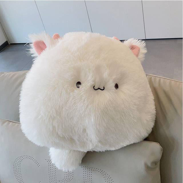 Cat Cartoon Plushie Creative Kitty Doll Sleep Cushion Fluffy Toy Doll Woman