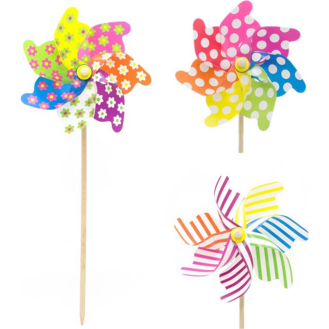 Giant Large Wooden Garden Windmill | 75cm Windmill Ornament Garden Decorations~ Design Varies
