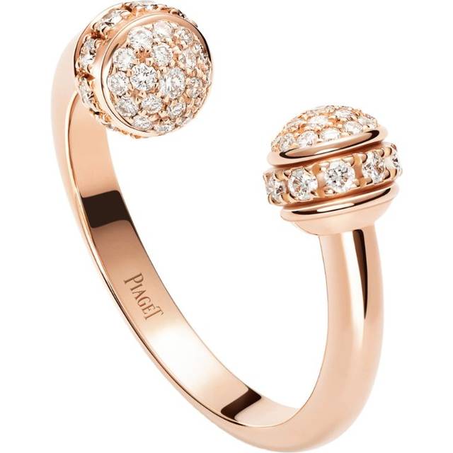Piaget Rose Gold and Diamond Possession Open Ring - 49