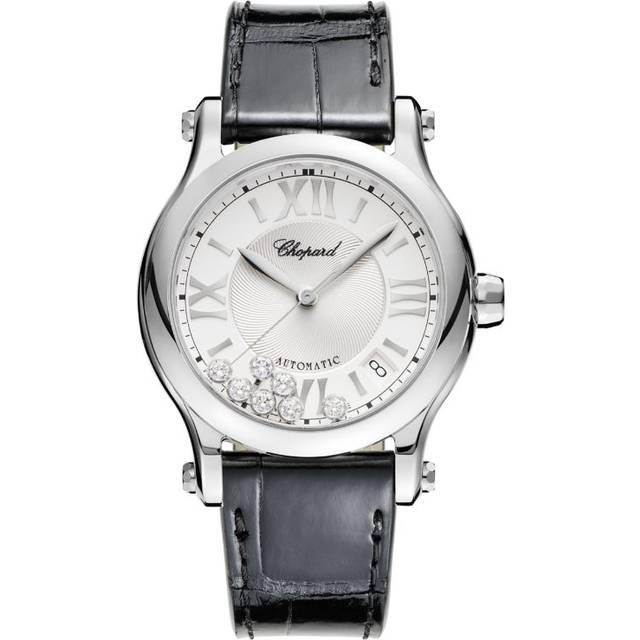 Chopard Stainless Steel Happy Sport Automatic Watch - Silver - 36mm