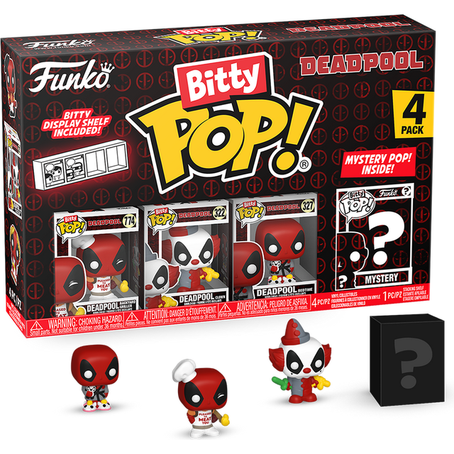 Bitty POP! Marvel Deadpool Backyard Griller Set - Black&#47;Red&#47;White (One-Size)