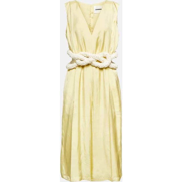 Jil Sander Embellished satin jumpsuit