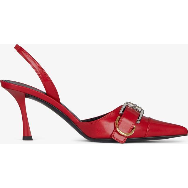 Givenchy Red Voyou Slingback Heels - 600 RED - IT 40