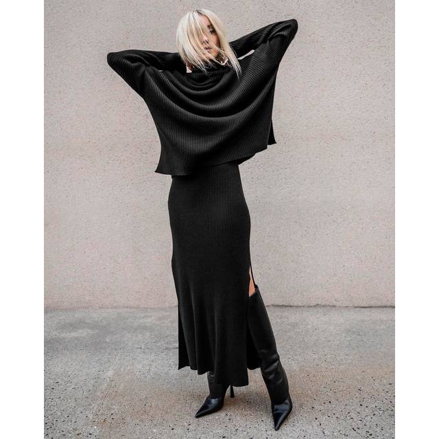Georgie Cashblend Cowl Neck Sweater