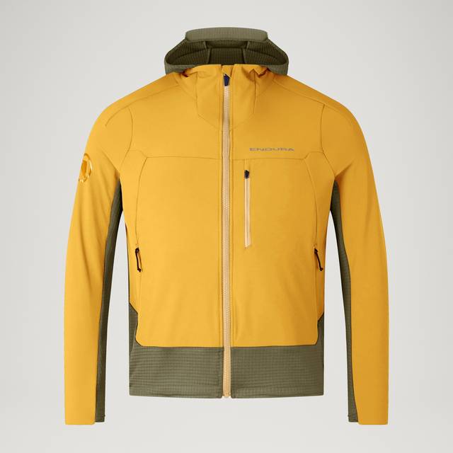 Cykeljacka Endura MT500 Polartec Jacket Yellow Mustard xxxl