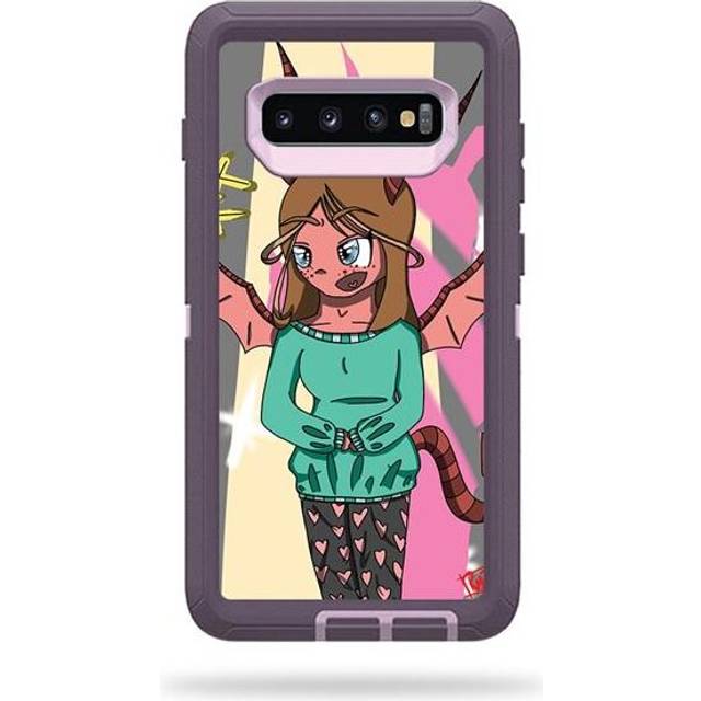 MightySkins OTDESG10-Demon Child Skin for Otterbox Defender Samsung Galaxy S10 - Demon Child