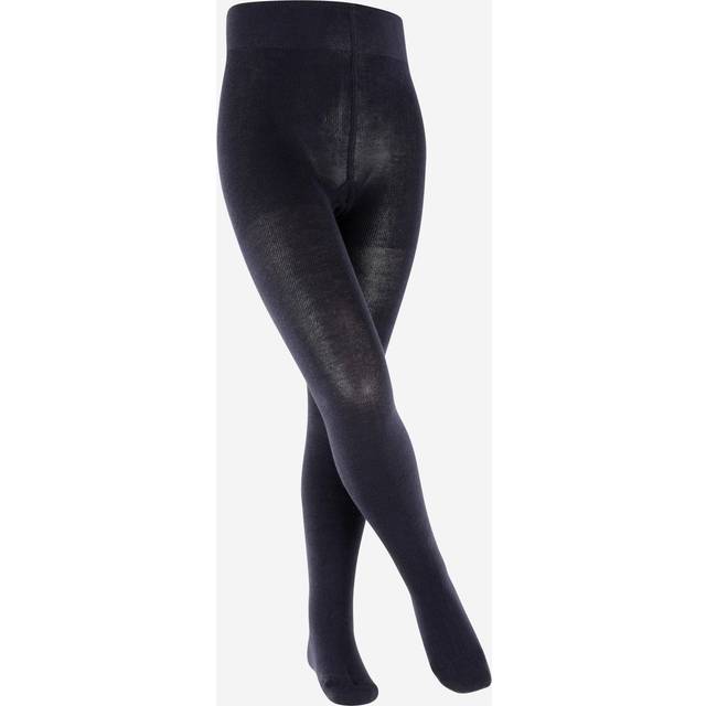 Falke Navy Blue Cotton Tights - 9-10 year