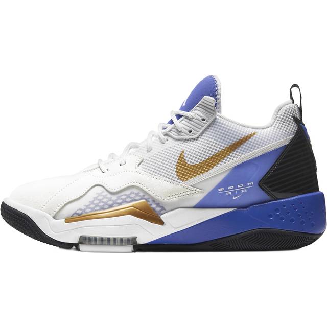 Air Jordan Zoom '92 'Concord' White/Purple/Gold - WHITE - 10.5