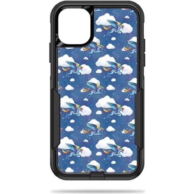MightySkins OTCIP11-Rainbow Pegasus Skin Decal Wrap for OtterBox Commuter iPhone 11 Sticker - Rainbow Pegasus