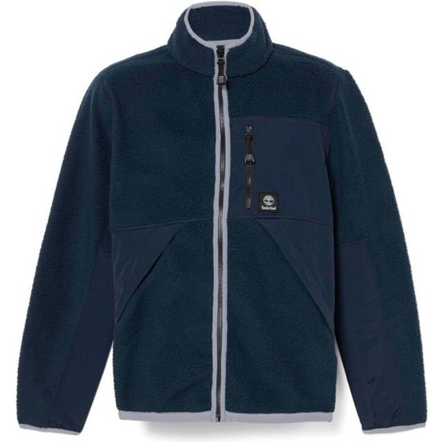 Timberland - Sherpa Mix Media Fleece - Fleece jacket size S, blue