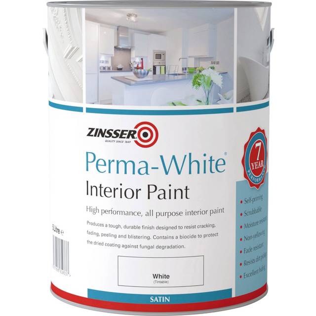 Zinsser Perma-White Interior - 04-C-33 - Satin - 5 Litres