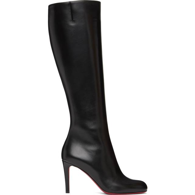 Christian Louboutin Pumppie Botta leather knee-high boots - black (UK 1)