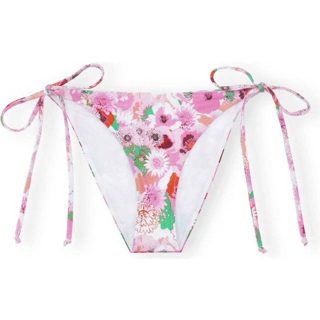 GANNI PINK FLORAL BIKINI BOTTOM