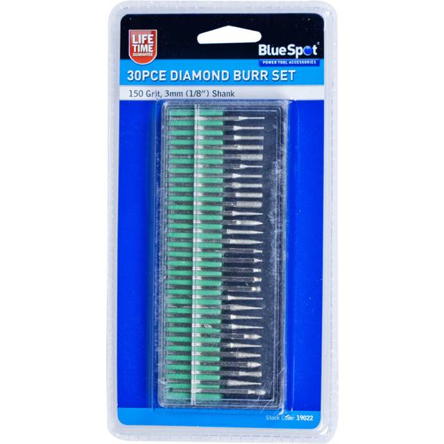 Blue Spot Tools 30 Piece Diamond Burr Set