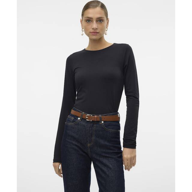 Women's long sleeve T-shirt Vero Moda Lulu - Noir - XL