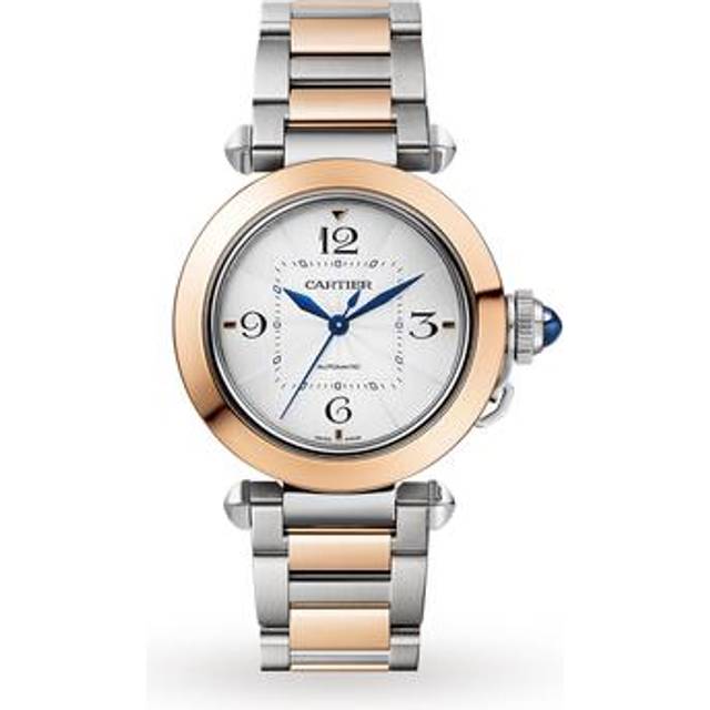 Cartier - Pasha De Cartier Automatic 35mm Stainless Steel And 18-karat Rose Gold Watch - One size