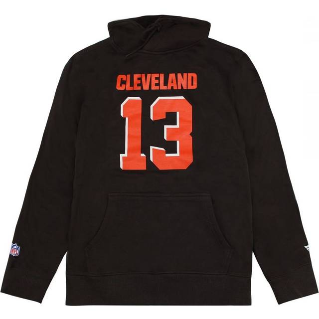 Fanatics Mens NFL Cleveland Browns Odell Beckham Hoodie - Brown Cotton - Size X-Large