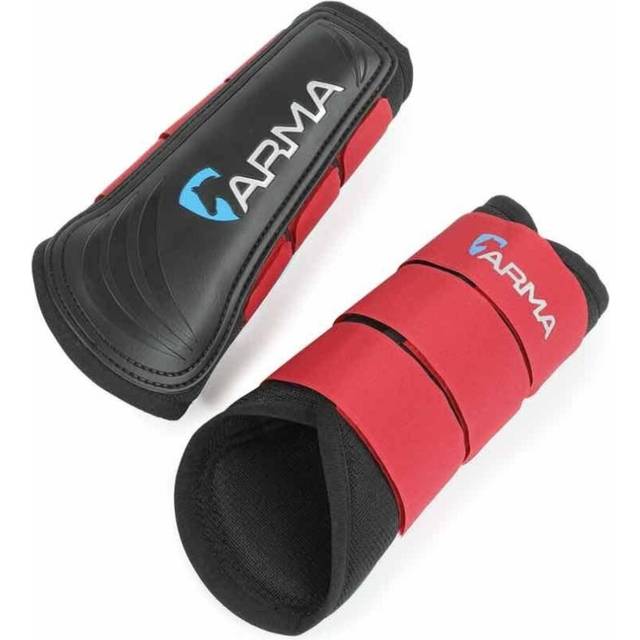 (Pony, Deep Red) ARMA Air Motion Horse Brushing Boots