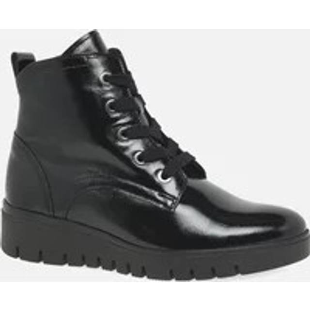 Gabor Dando Womens Ankle Boots Colour: Black Patent, Size: 3.5