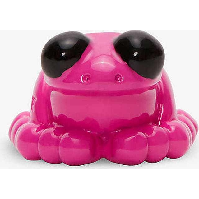 Loewe Pink/black Exotic Frog Brass Bag Accessory - PINK/BLACK