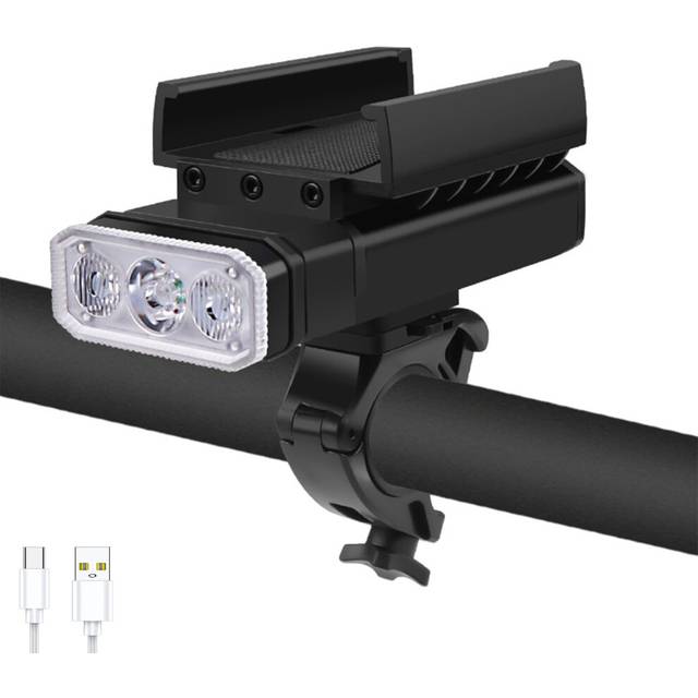 Chronus Bike Lights, LED Lumen Bicycle Light with 4 Modes, USB Rechargeable Bike Light, Bike Headlight with Digital Power Display, Wide Beam Bike