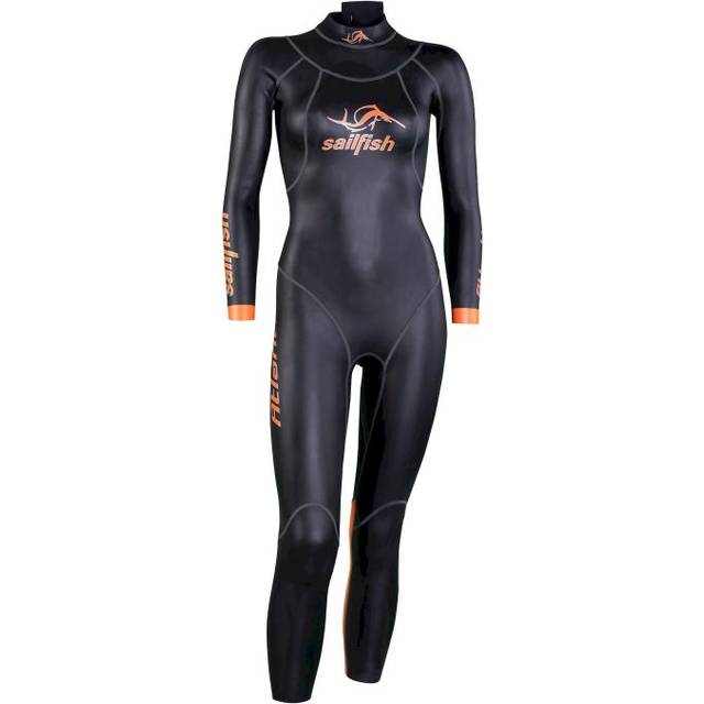 Sailfish Womens Atlantic 2 - Neopren våtdräkt - Dam Black / Orange S
