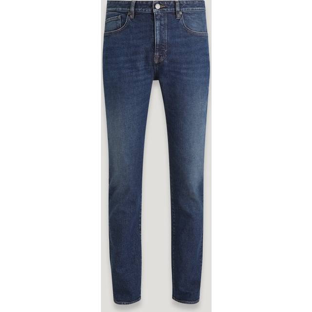 Belstaff Mens Washed Indigo Longton Jean - Blue - W36 L32