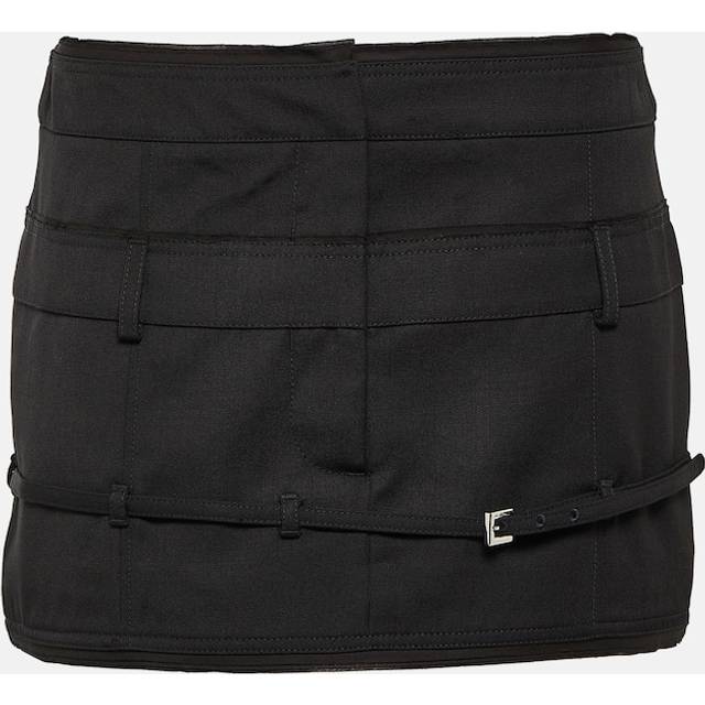 JACQUEMUS Black Le Chouchou 'La Mini Jupe Caraco' Miniskirt - 990 Black - FR 44