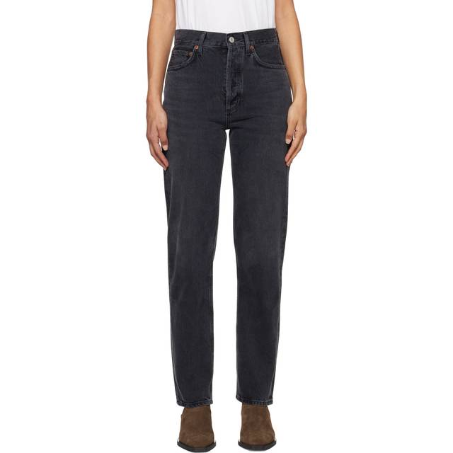 Agolde '90s Pinch Waist high-rise straight jeans - black (S)