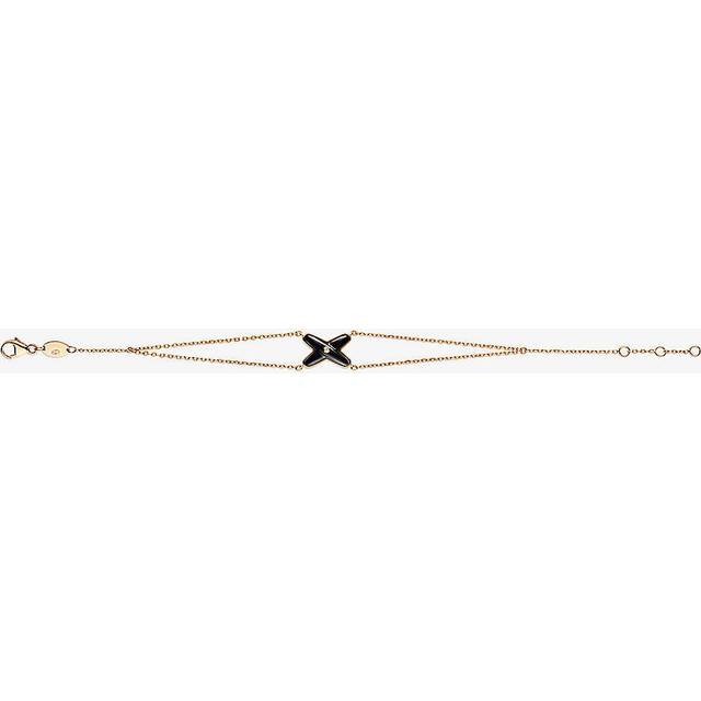 Chaumet Womens Onyx Jeux De Liens 18ct Rose-gold, Diamond and Bracelet 1 Size - ONYX