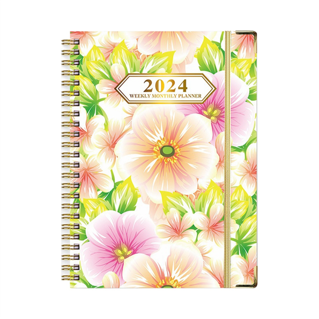 2024 Appointment Book & Planner - Jan. 2024 - Dec. 2024, Daily Hourly Planner 2024,Premium Paper(Green)