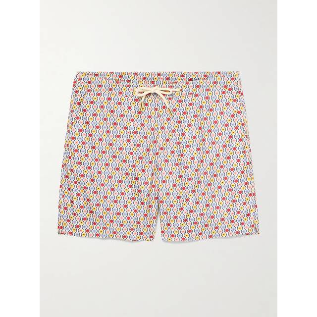 Orlebar Brown - La DoubleJ Bulldog Straight-Leg Printed Recycled Swim Shorts - Men - Blue - UK/US 28